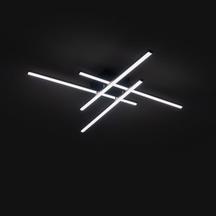 Brilagi - LED Stropné svietidlo STRIPES LED/37W/230V 68x68 cm čierna