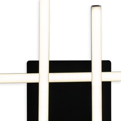 Brilagi - LED Stropné svietidlo STRIPES LED/37W/230V 68x68 cm čierna