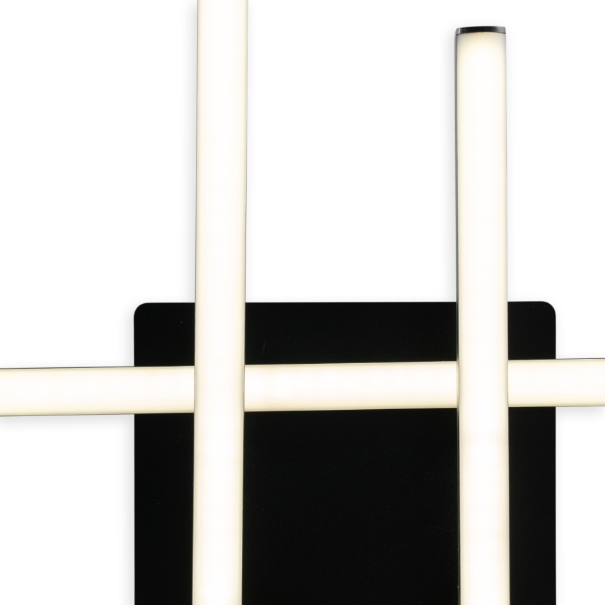 Brilagi - LED Stropné svietidlo STRIPES LED/37W/230V 68x68 cm čierna