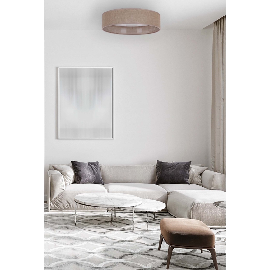 Brilagi - LED Stropné svietidlo VELVET LED/12W/230V pr. 30 cm 3000K/4000K/6400K hnedá