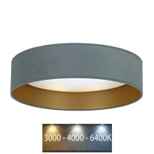 Brilagi - LED Stropné svietidlo VELVET LED/12W/230V pr. 30 cm 3000K/4000K/6400K mintová/zlatá