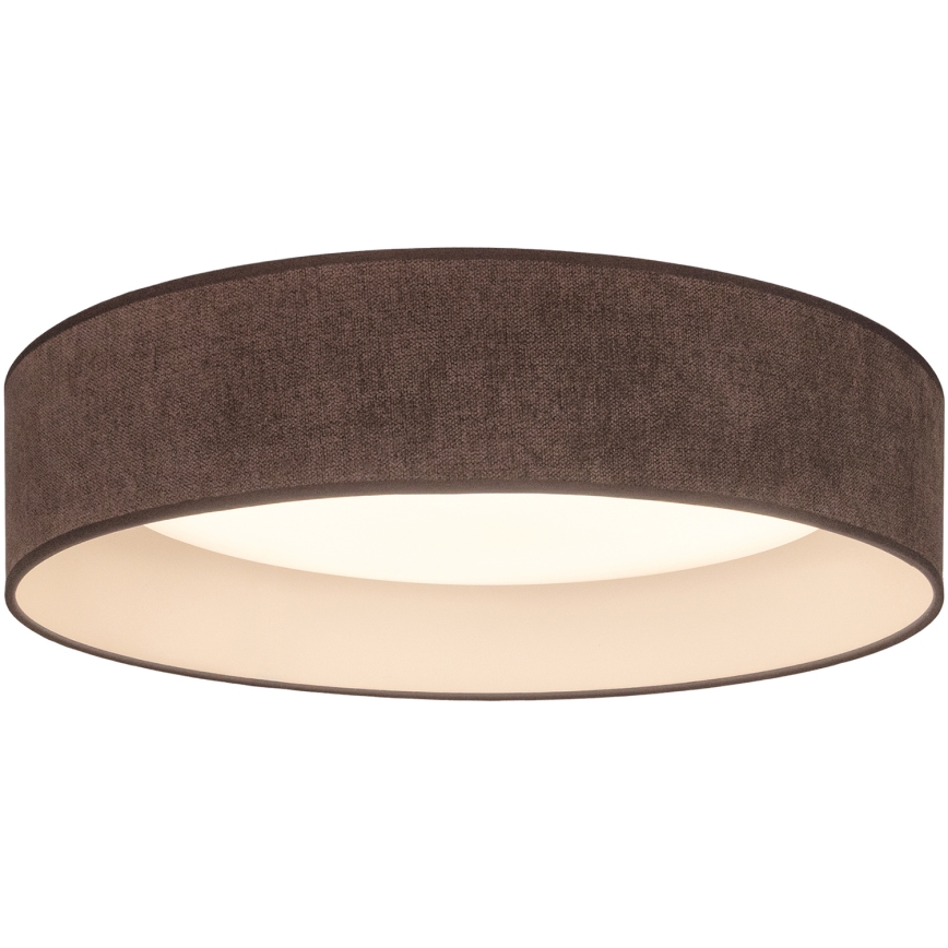 BRILAGI - LED stropné svietidlo VELVET SIMPLE, LED 24 W, 230 V, 3000 K, priemer 45 cm, hnedé