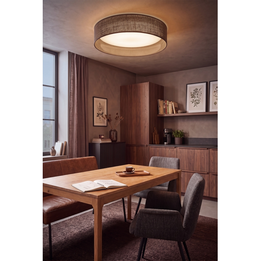 BRILAGI - LED stropné svietidlo VELVET SIMPLE LED/24W/230V 3000K priemer 45 cm hnedá