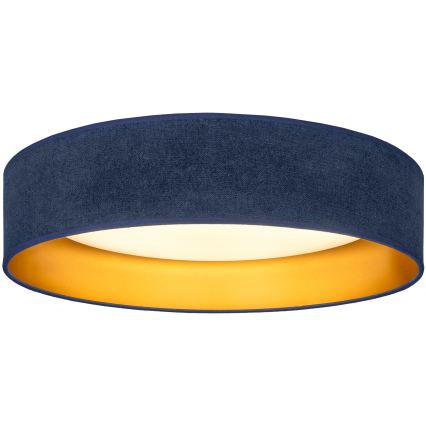 BRILAGI - LED stropné svietidlo VELVET SIMPLE LED/24W/230V 3000K pr. 45 cm modré/zlaté