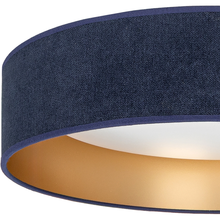 BRILAGI - LED stropné svietidlo VELVET SIMPLE LED/24W/230V 3000K pr. 45 cm modré/zlaté