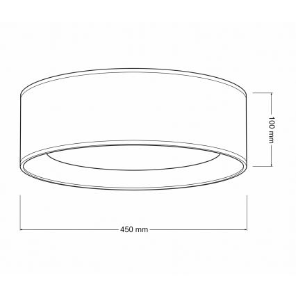 Brilagi - LED stropné svietidlo VELVET SIMPLE LED/24W/230V 3000K priemer 45 cm zelené