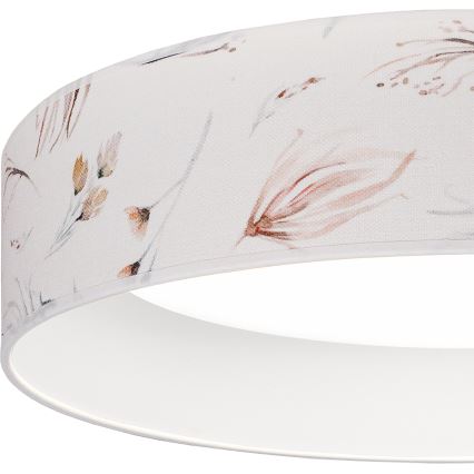 Brilagi - LED stropné svietidlo VELVET SIMPLE LED/24W/230V 4000K priemer 45 cm biela/kvetinový motív