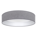 Brilagi - LED stropné svietidlo VELVET SIMPLE LED/24W/230V 4000K pr. 45 cm sivá