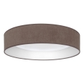 Brilagi - LED stropné svietidlo VELVET SIMPLE LED/24W/230V 4000K priemer 45 cm hnedá