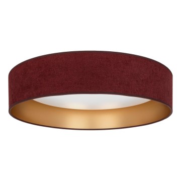 Brilagi - LED stropné svietidlo VELVET SIMPLE LED/24W/230V 4000K priemer 45 cm vínová/zlatá