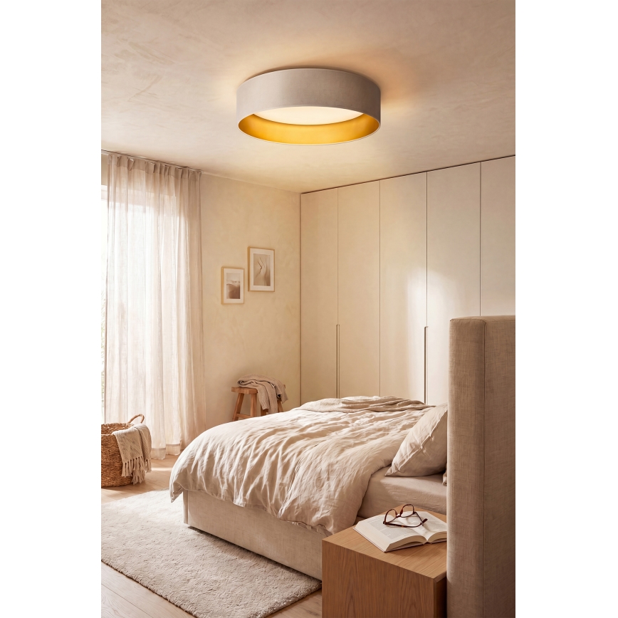 Brilagi - LED stropné svietidlo VELVET SIMPLE LED/36W/230V 3000K, priemer 55 cm, krémová/zlatá