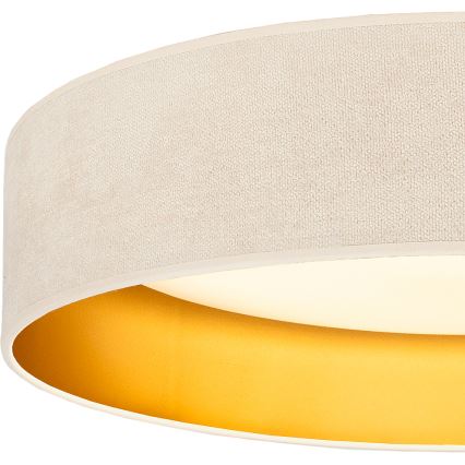 Brilagi - LED stropné svietidlo VELVET SIMPLE LED/36W/230V 3000K, priemer 55 cm, krémová/zlatá