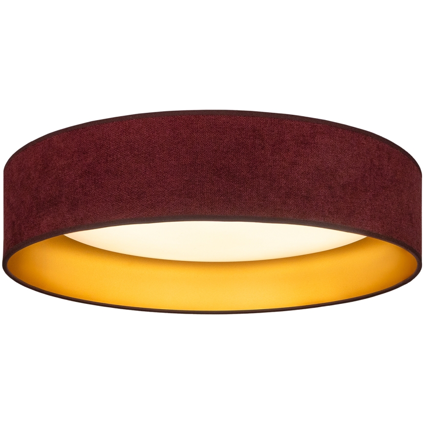 Brilagi - LED stropné svietidlo VELVET SIMPLE LED/36W/230V 3000K pr. 55 cm bordová/zlatá