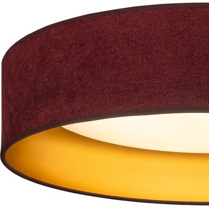 Brilagi - LED stropné svietidlo VELVET SIMPLE LED/36W/230V 3000K pr. 55 cm bordová/zlatá