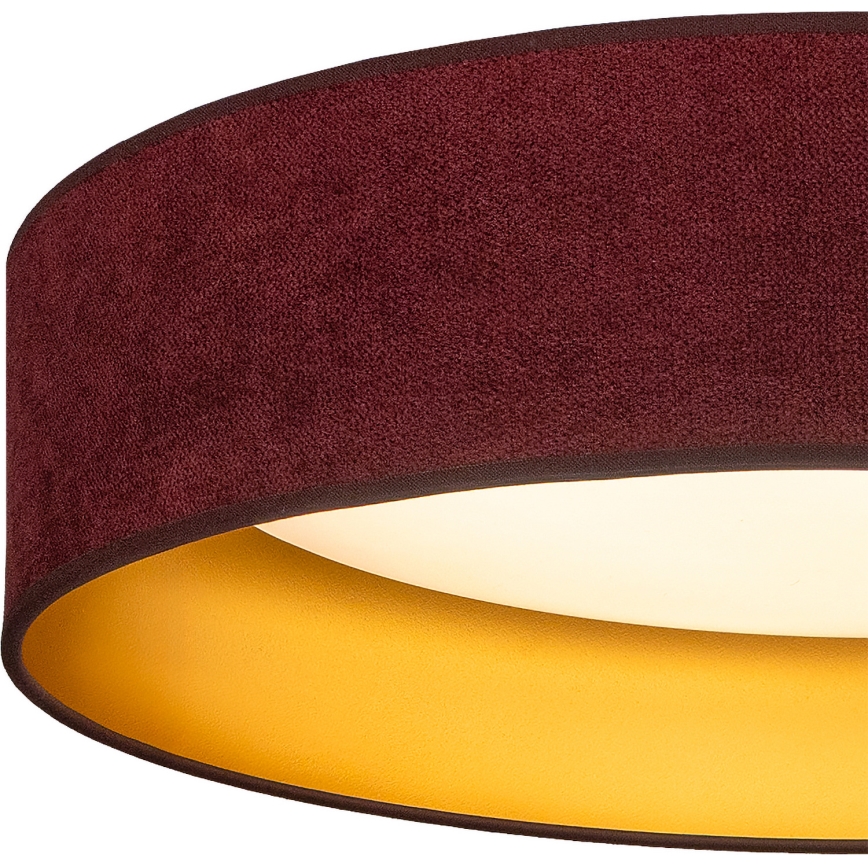 Brilagi - LED stropné svietidlo VELVET SIMPLE LED/36W/230V 3000K pr. 55 cm bordová/zlatá