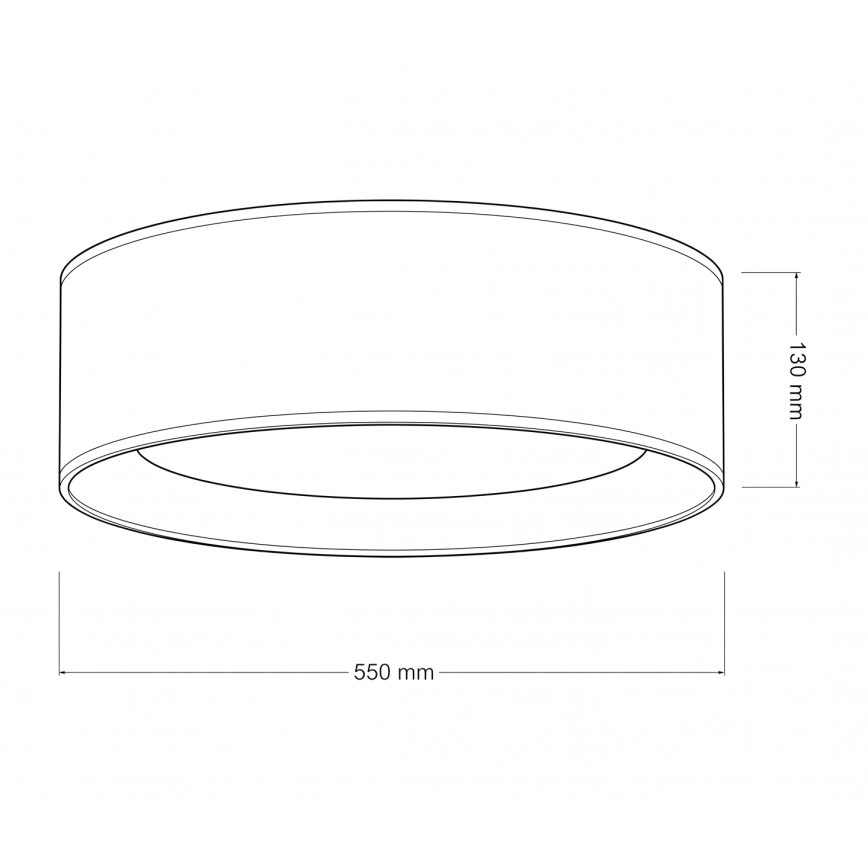 Brilagi - LED stropné svietidlo VELVET SIMPLE LED/36W/230V 3000K pr. 55 cm bordová/zlatá