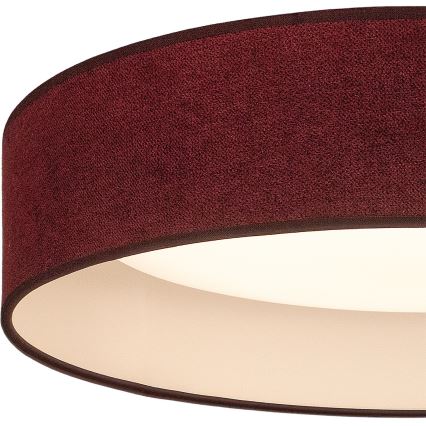 BRILAGI - LED stropné svietidlo VELVET SIMPLE LED/36W/230V 3000K pr. 55 cm vínová
