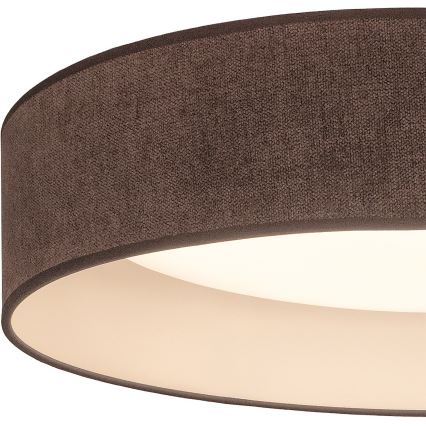 BRILAGI - LED stropné svietidlo VELVET SIMPLE LED/36W/230V 3000K, priemer 55 cm, hnedé