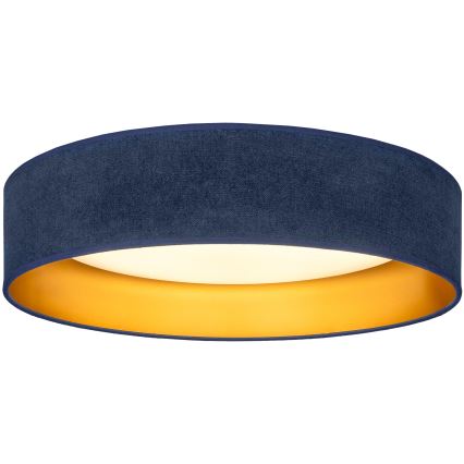 BRILAGI - LED stropné svietidlo VELVET SIMPLE LED/36W/230V 3000K priemer 55 cm modré/zlaté