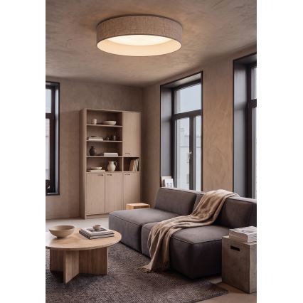 Brilagi - LED stropné svietidlo VELVET SIMPLE LED/36W/230V 3000K priemer 55 cm sivá