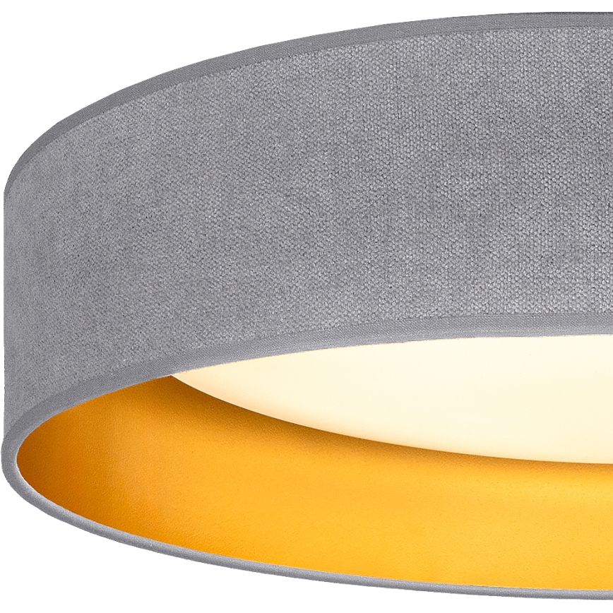 Brilagi - LED stropné svietidlo VELVET SIMPLE LED/36W/230V 3000K, priemer 55 cm, šedá/zlatá