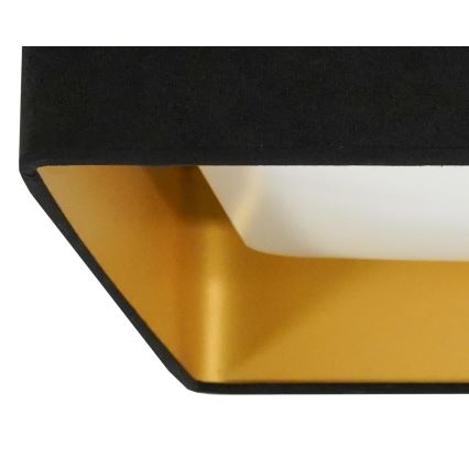 Brilagi - LED Stropné svietidlo VELVET SQUARE LED/24W/230V čierna