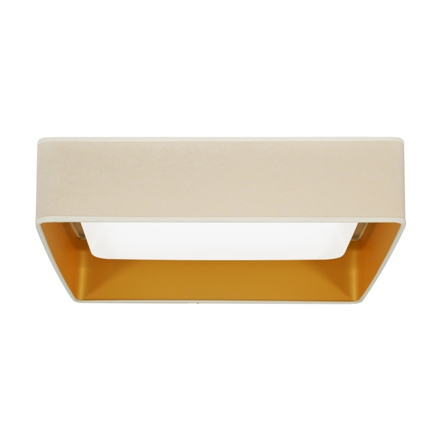Brilagi - LED stropné svietidlo VELVET SQUARE LED/24W/230V 43x43 cm krémové