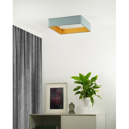 Brilagi - LED Stropné svietidlo VELVET SQUARE LED/24W/230V mintová