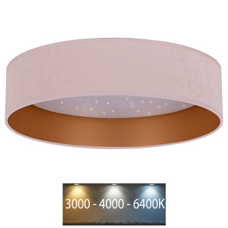 Brilagi - LED Stropné svietidlo VELVET STAR LED/36W/230V pr. 55 cm 3000K/4000K/6400K ružová/zlatá