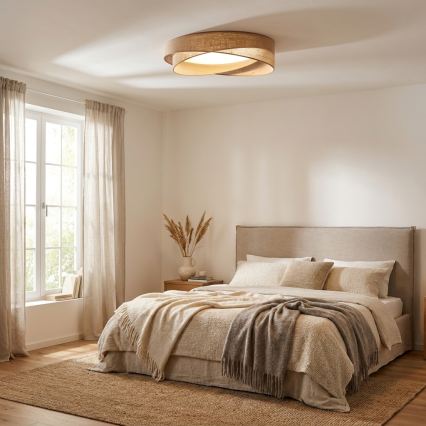 BRILAGI - LED stropné svietidlo VELVET TWIST LED/24W/230V 4000K pr. 55 cm béžové