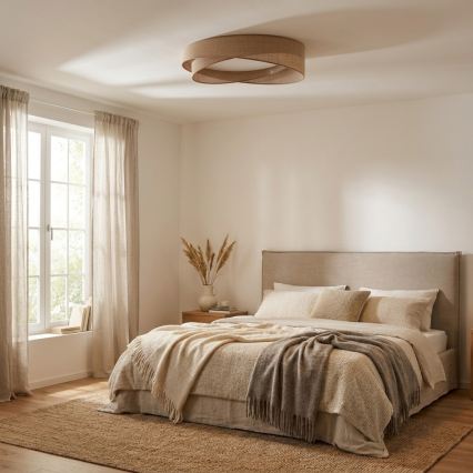 BRILAGI - LED stropné svietidlo VELVET TWIST LED/24W/230V 4000K pr. 55 cm béžové