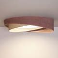 BRILAGI - LED Stropné svietidlo VELVET TWIST LED/24W/230V 4000K pr. 55 cm ružová/krémová