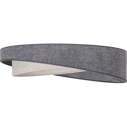 BRILAGI - LED Stropné svietidlo VELVET TWIST LED/24W/230V 4000K priemer 55 cm sivá/krémová