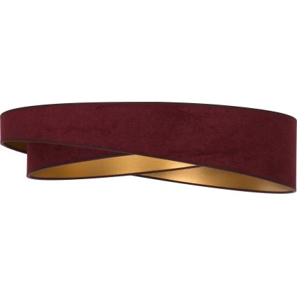 BRILAGI - LED stropné svietidlo VELVET TWIST LED/24W/230V 4000K pr. 55 cm vínová/zlatá