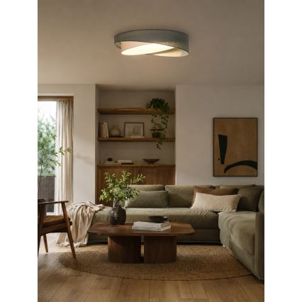 BRILAGI - LED Stropné svietidlo VELVET TWIST LED/24W/230V 4000K pr. 55 cm zelená/biela