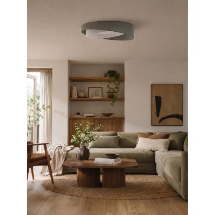 BRILAGI - LED Stropné svietidlo VELVET TWIST LED/24W/230V 4000K pr. 55 cm zelená/biela