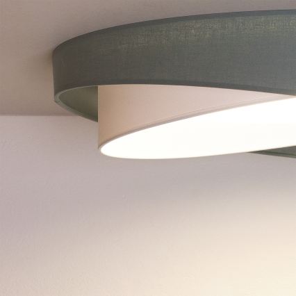 BRILAGI - LED Stropné svietidlo VELVET TWIST LED/24W/230V 4000K pr. 55 cm zelená/biela