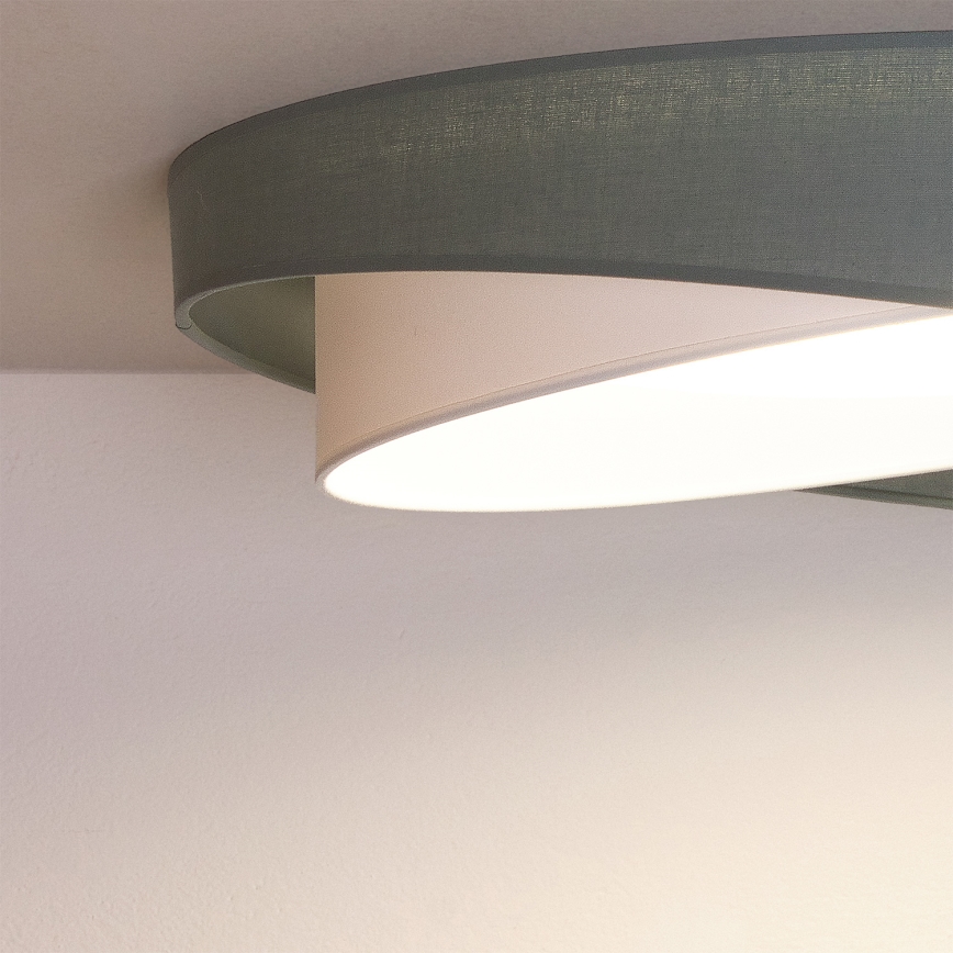 BRILAGI - LED Stropné svietidlo VELVET TWIST LED/24W/230V 4000K pr. 55 cm zelená/biela