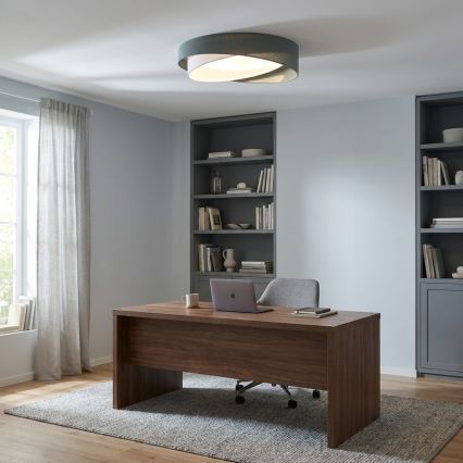 BRILAGI - LED stropné svietidlo VELVET TWIST LED/24W/230V 4000K pr. 55 cm zelená/biela