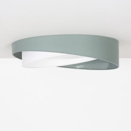 BRILAGI - LED stropné svietidlo VELVET TWIST LED/24W/230V 4000K pr. 55 cm zelená/biela