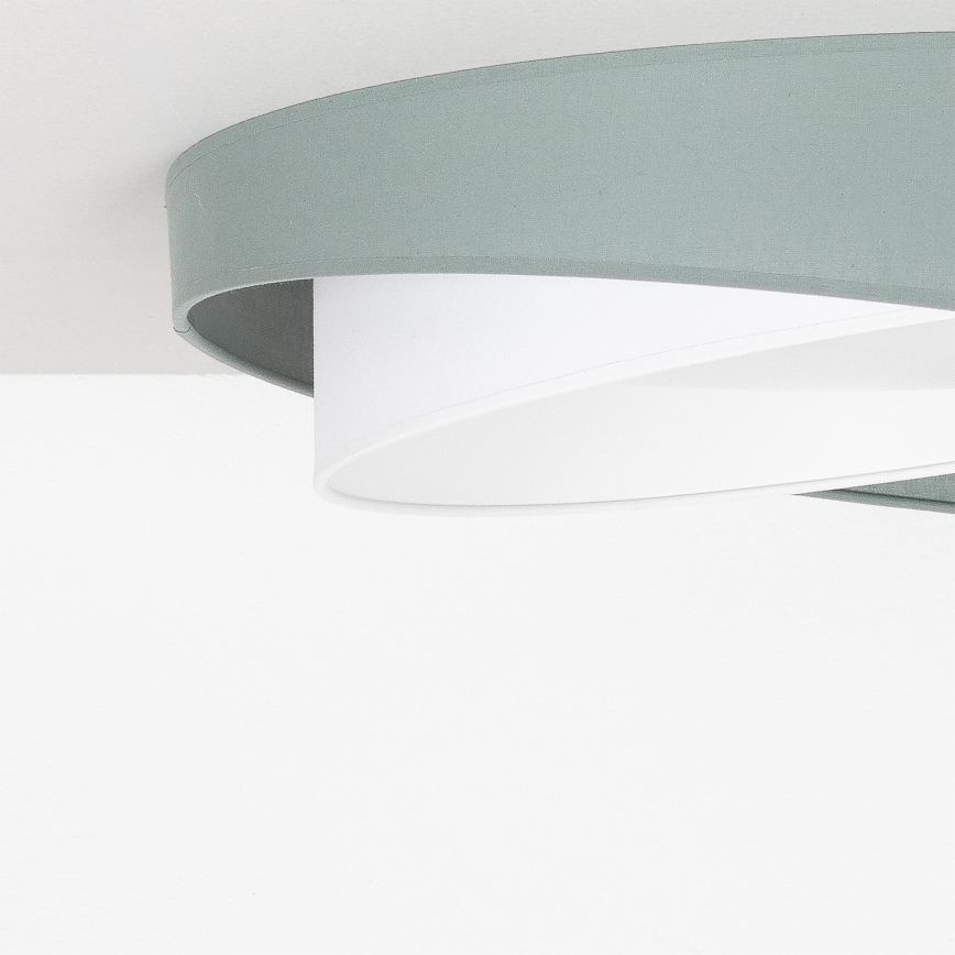 BRILAGI - LED stropné svietidlo VELVET TWIST LED/24W/230V 4000K pr. 55 cm zelená/biela