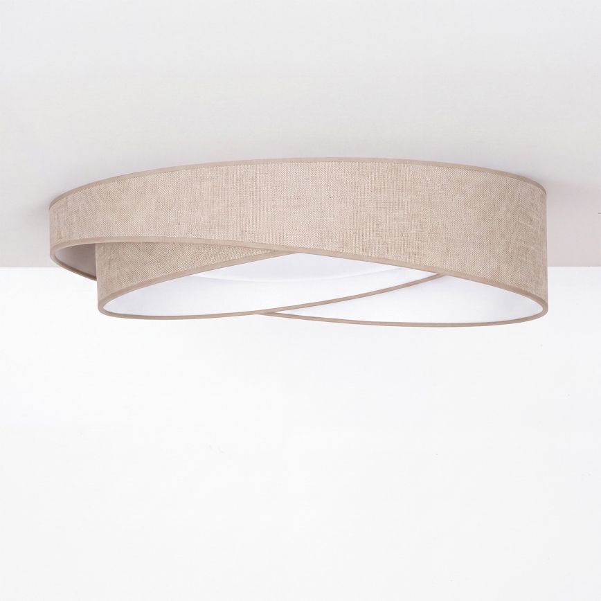 BRILAGI - LED stropné svietidlo VELVET TWIST LED/24W/230V 4000K priemer 55 cm béžová