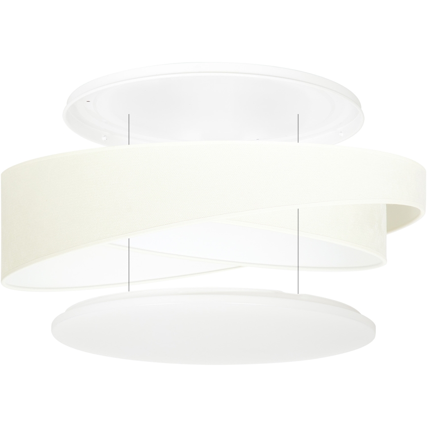 BRILAGI - LED stropné svietidlo VELVET TWIST LED/24W/230V 4000K priemer 55 cm béžová