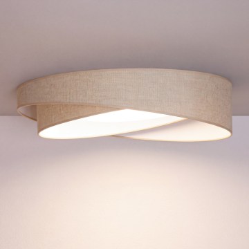 BRILAGI - LED Stropné svietidlo VELVET TWIST LED/24W/230V 4000K priemer 55 cm béžová