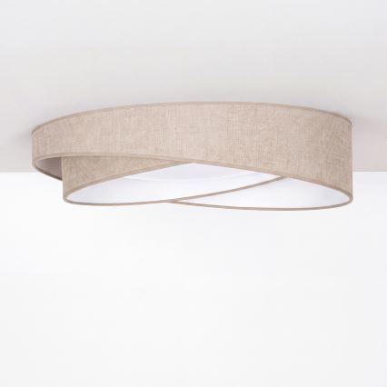 BRILAGI - LED Stropné svietidlo VELVET TWIST LED/24W/230V 4000K priemer 55 cm béžová