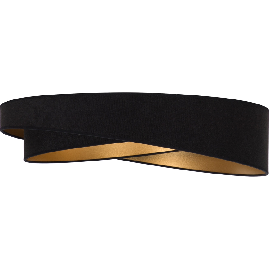 BRILAGI - LED stropné svietidlo VELVET TWIST LED/24W/230V 4000K pr. 55 cm čierna/zlatá