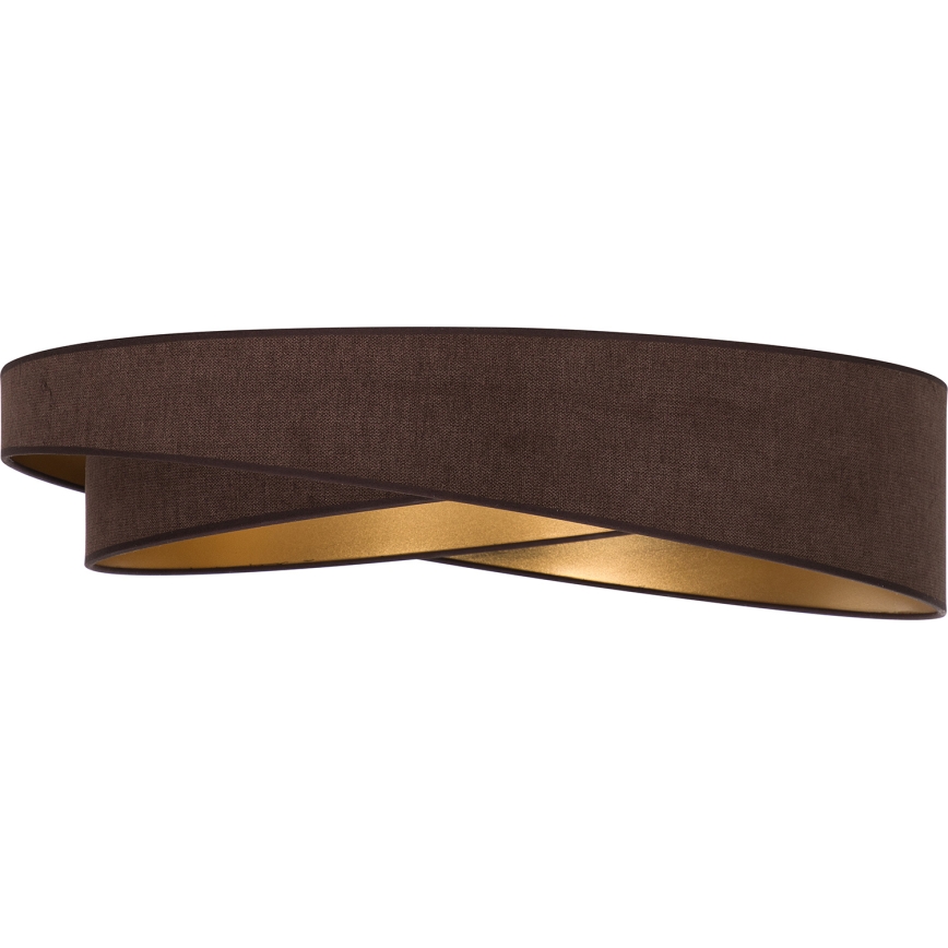 BRILAGI - LED Stropné svietidlo VELVET TWIST LED/24W/230V 4000K pr. 55 cm hnedá/zlatá