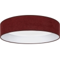 Brilagi - LED stropné svietidlo VELVET VARI LED/24W/230V 3000/4000/6500K pr. 45 cm vínová