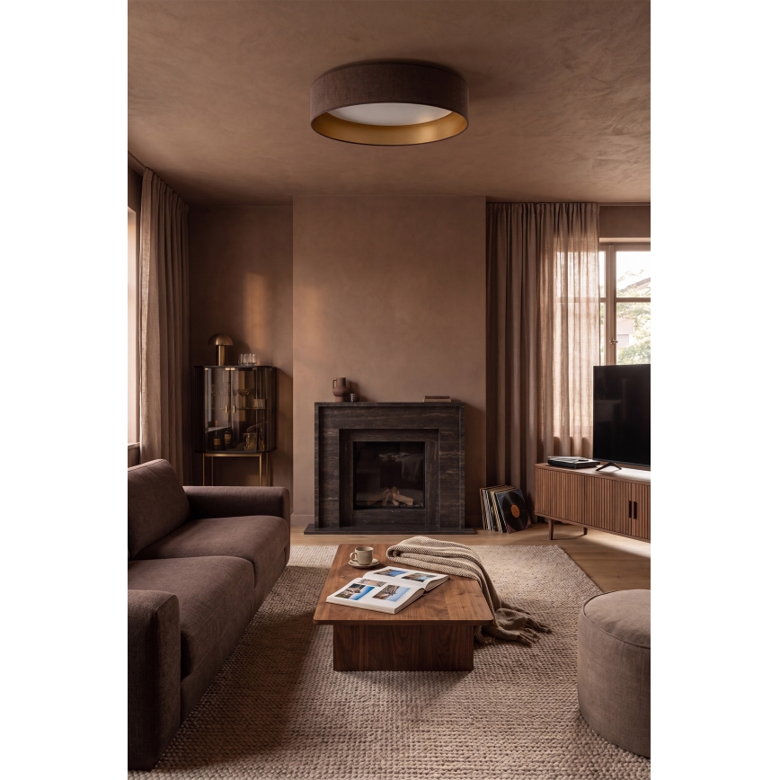Brilagi - LED stropné svietidlo VELVET VARI LED/24W/230V 3000/4000/6500K priemer 45 cm hnedá/zlatá