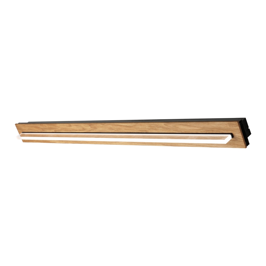 Brilagi - LED Stropné svietidlo WOODY FLAT LED/25W/230V dub/čierna